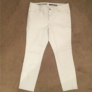 DKNY White Soho Skinny Jeans